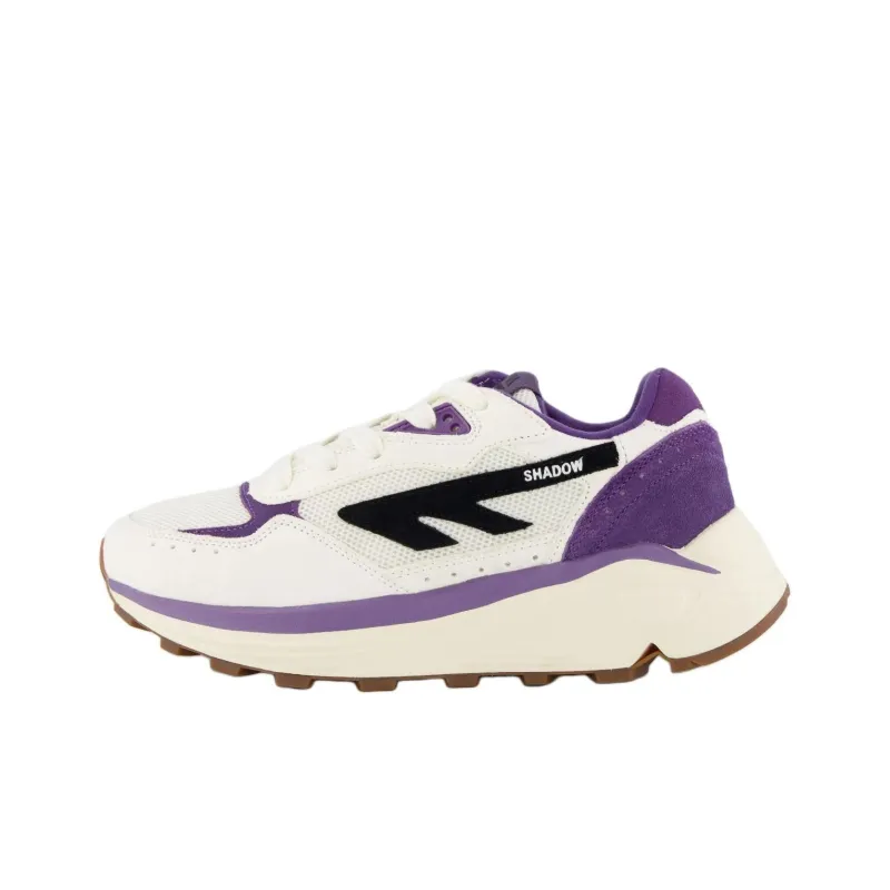 HI TEC Anti Slip Wear Resistant Low Top Casual Shoes Women's White Purple-0