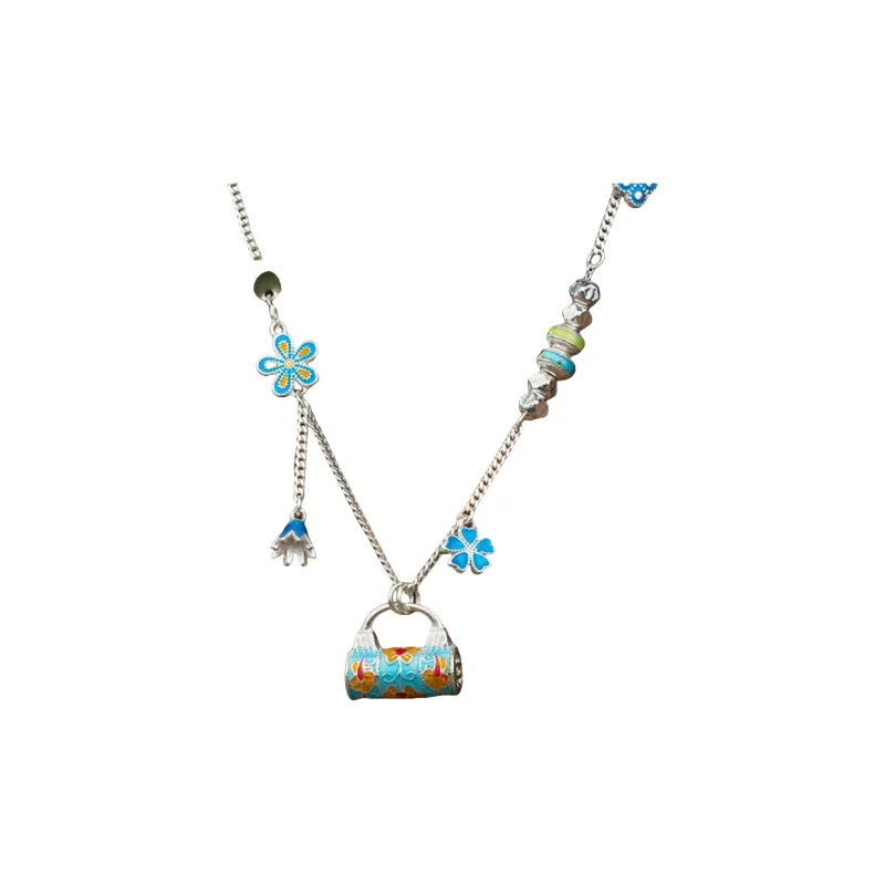 BKBU 990 Foot Silver Necklaces Women's-0