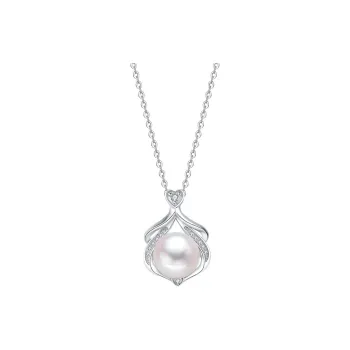 Royal Dragon Mirror Freshwater Pearl Necklaces Women's