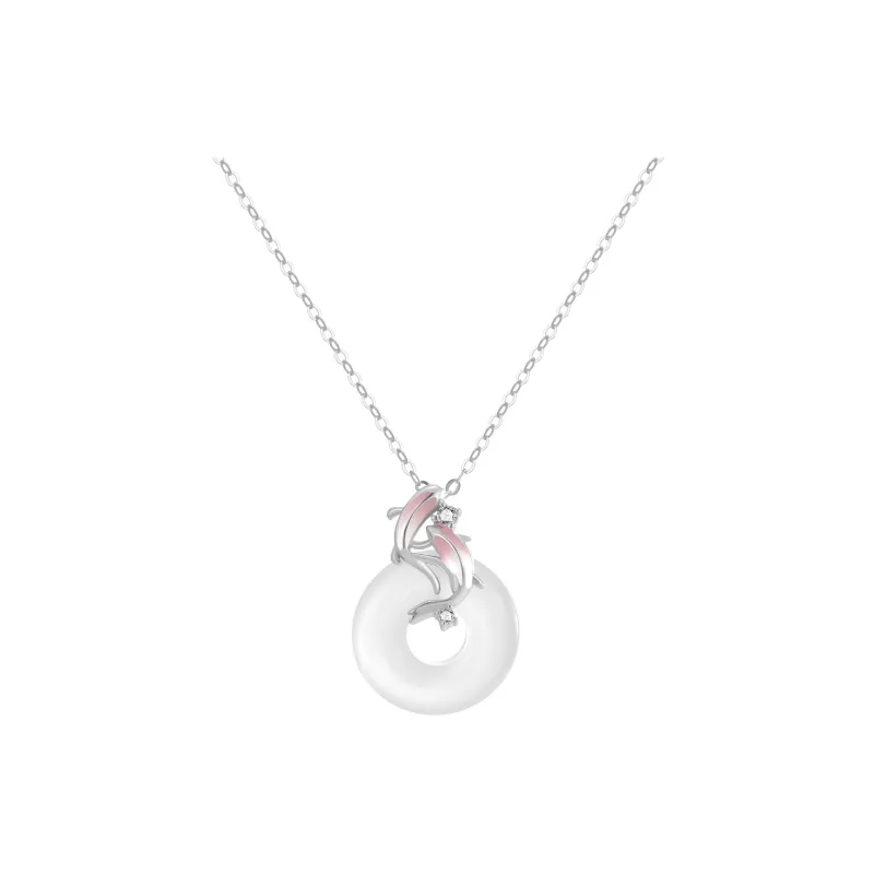 ZHONGLING Chalcedony Necklaces Women's-0