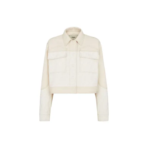 FENDI Panelled Button Up Jacket