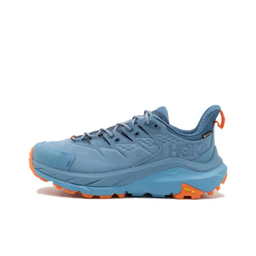 HOKA ONE ONE Kaha 2 Anti Slip Wear Resistant Low Top Trekking Shoes Men's Blue