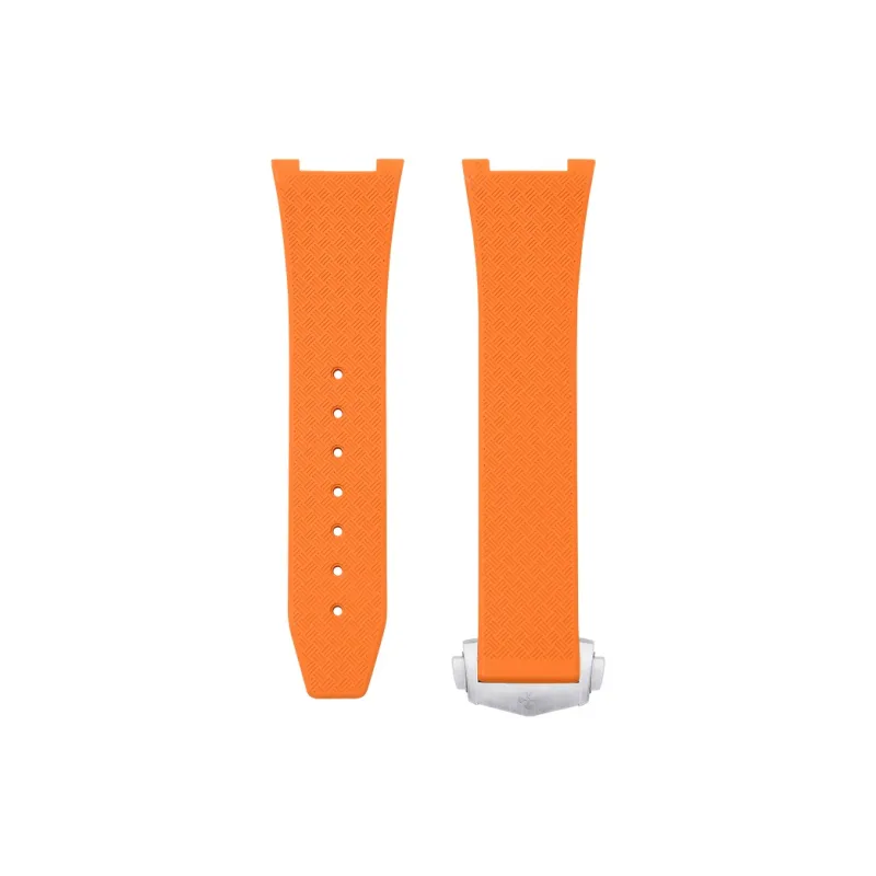 VAGENARI Watch Bands Watch Bands Rubber Strap Compatibility For OMEGA Constellation Collection 41mm Buckle Style Unisex-18