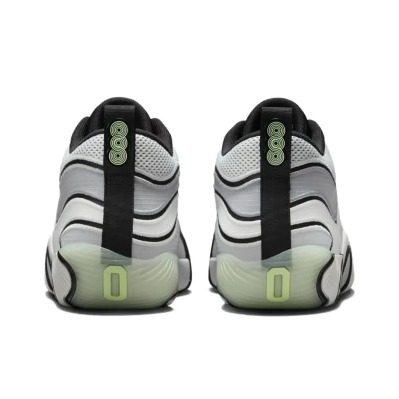 Jordan Tatum 3 Anti Slip Wear Resistant Mid Top Basketball Shoes Unisex Gray-4