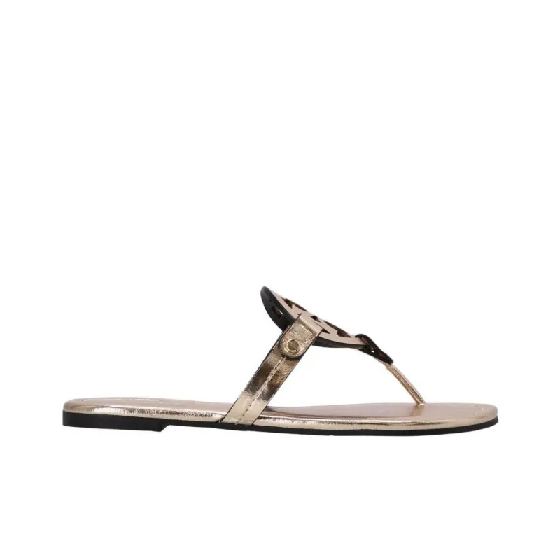 TORY BURCH Miller Slip Resistant Flip Flops Women's Gold-1