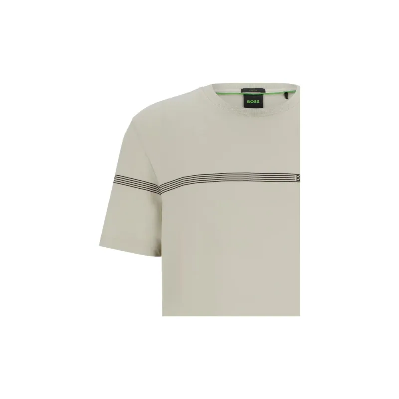 HUGO BOSS Logo Detailed Crewneck T Shirt-5