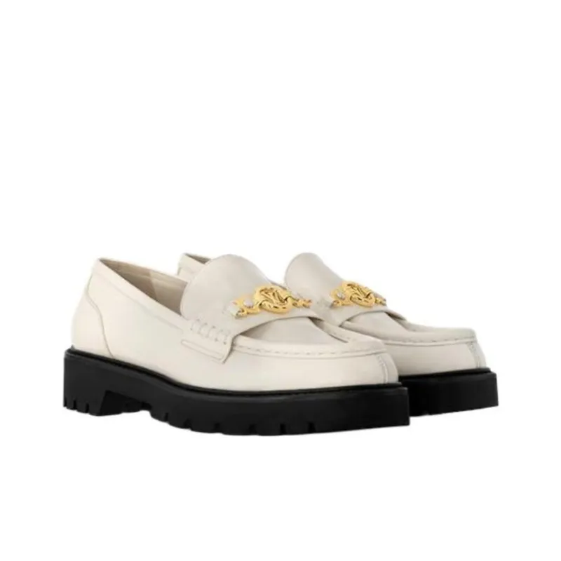 LOUIS VUITTON District Loafers Women's White-2
