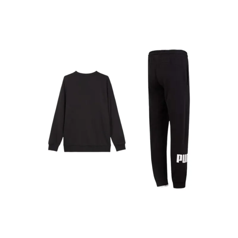 PUMA Essentials 2 Colour No. 1 Logo Crew Neck Fleece Sweater Men-1