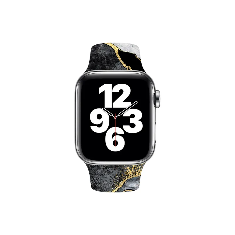 ZHENGGUANG Watch Band Apple Compatibility Silicone Material-3