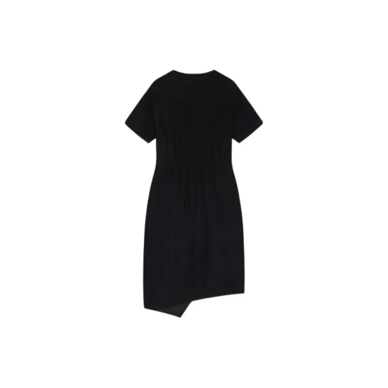 DKNY Short Sleeved Dress Women's Black-1