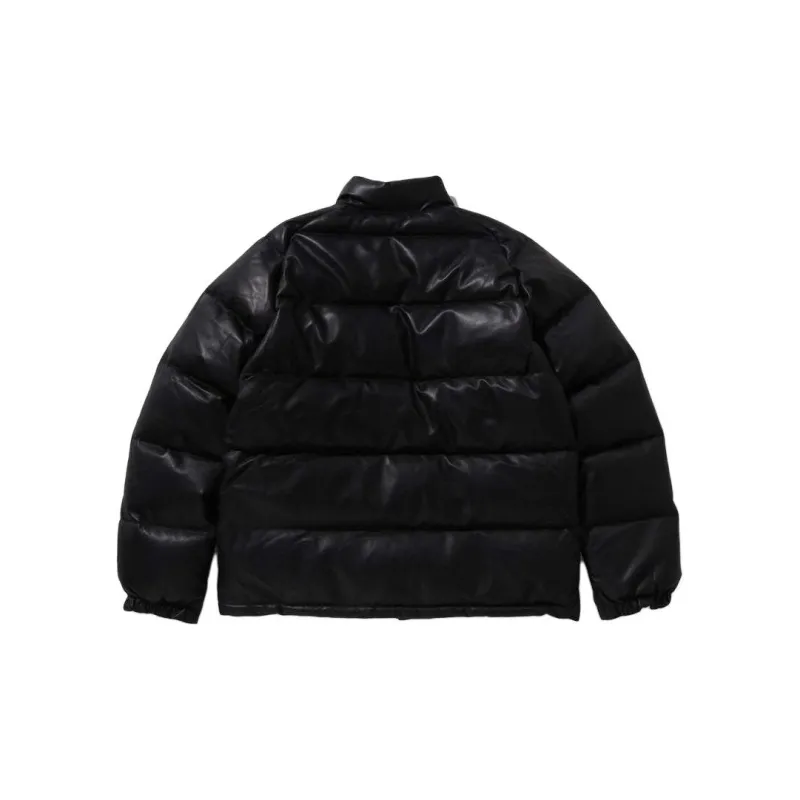 Bape Leather Classic Down Jacket Jacket-1