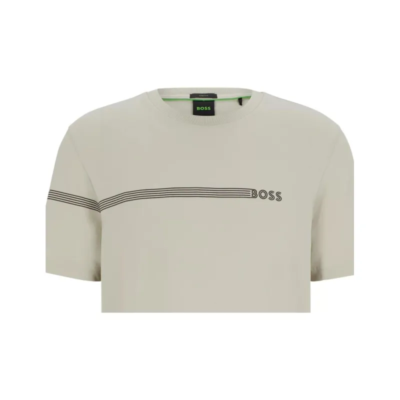 HUGO BOSS Logo Detailed Crewneck T Shirt-4