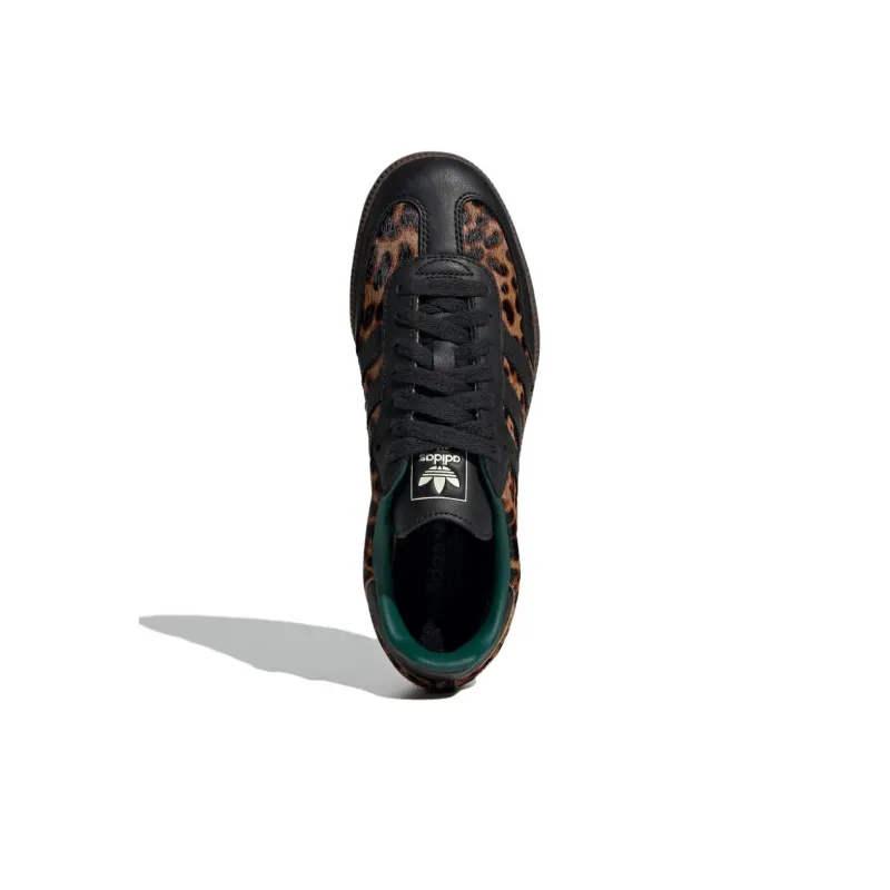 Adidas Samba Og Black Green Leopard Women's-3