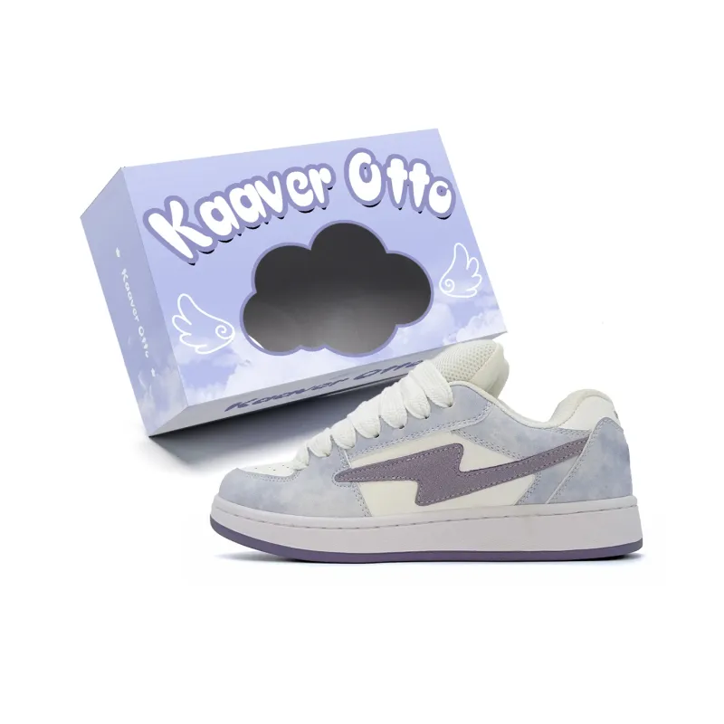 KAAVER OTTO Slip-Resistant Low-Top Skateboard Shoes Women's-0
