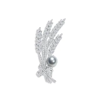 Inlady Saltwater Pearl Brooches Women's