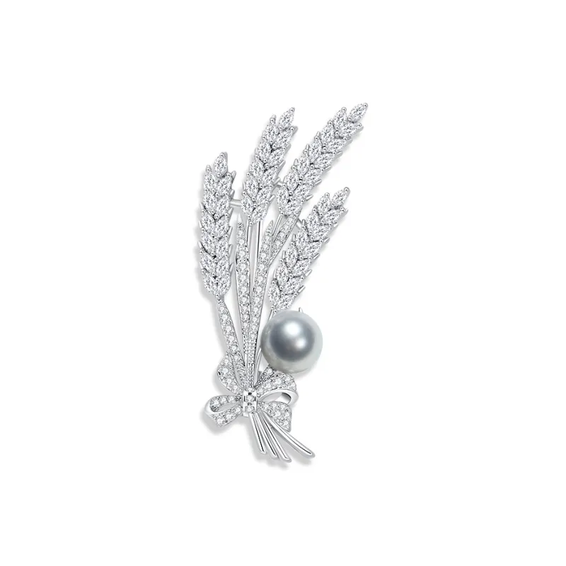 Inlady Saltwater Pearl Brooches Women's-0