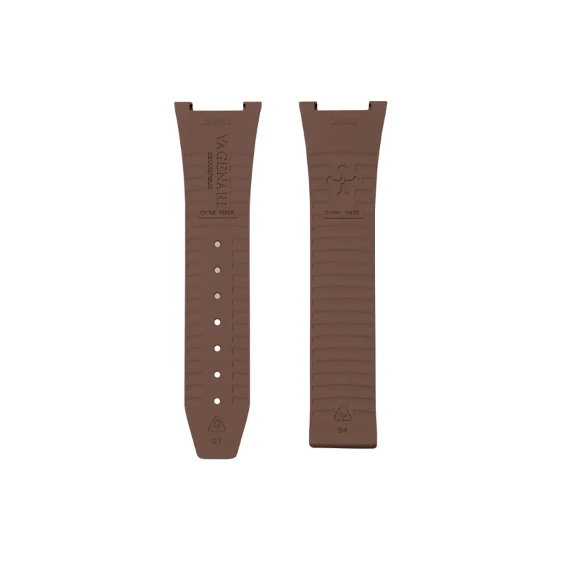 VAGENARI Watch Bands Watch Bands Rubber Strap Compatibility For OMEGA Constellation Collection 41mm Buckle Style Unisex-25