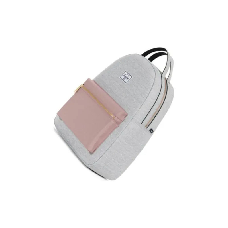 Herschel Polyester Backpack Small Size Women's Gray Pink-2