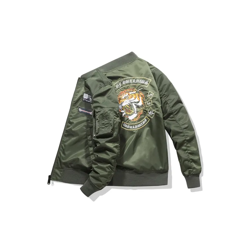 TREK&TRAVEL Baseball Jacket Unisex-2