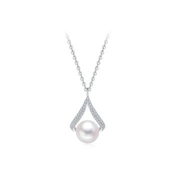 Royal Dragon Mirror Freshwater Pearl Necklaces Women's