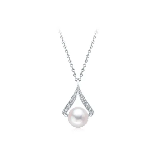 Royal Dragon Mirror Freshwater Pearl Necklaces Women's