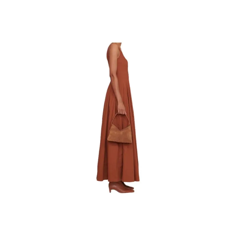 Staud Logo Detailed Zipped Tote Bag-4