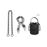 Alloy Portable Decorative Chain 45cm+Butterfly Silk Scarf
