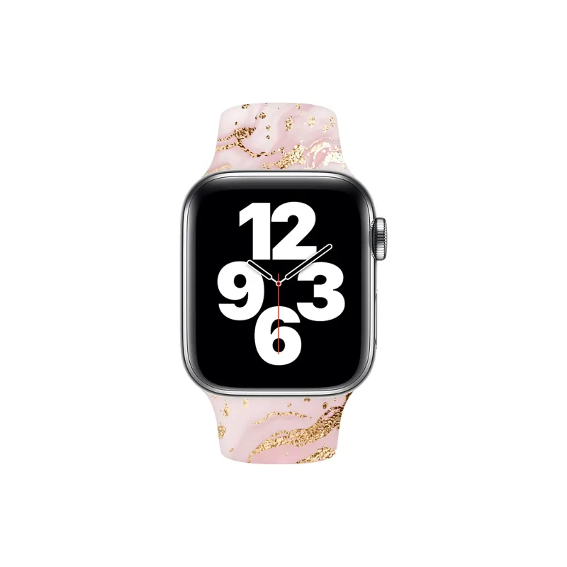 ZHENGGUANG Watch Band Apple Compatibility Silicone Material-0