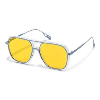 HELMER TR/Memory Plastic Irregular Shape Sunglasses Unisex