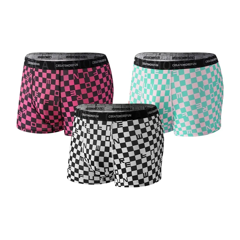 Qiao Ni Tong Underpants Men's 3 Pack-8
