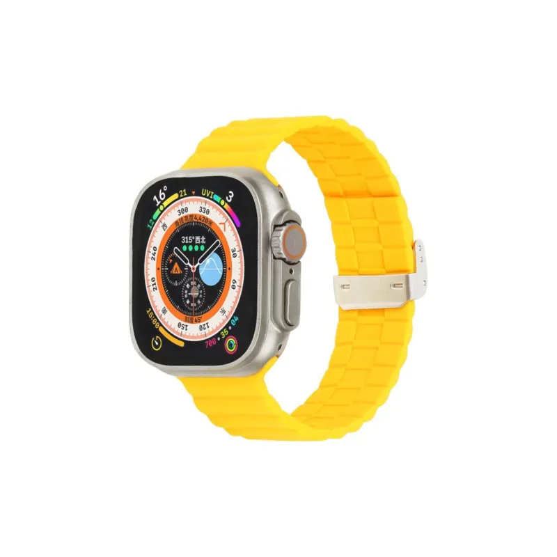 Cuttlefish Grid Watch Band Apple Compatibility Silicone Material-11
