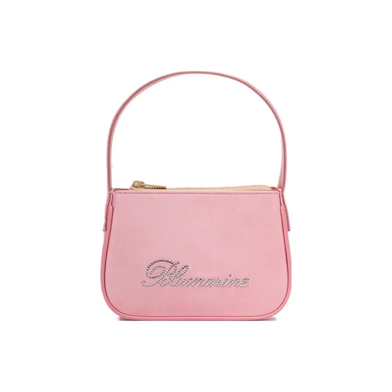 Blumarine Satin Handbag Women's Pink-0