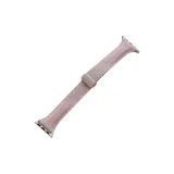Apple Small Round Pendant Litchi Grain Magnetic Clasp-Pink