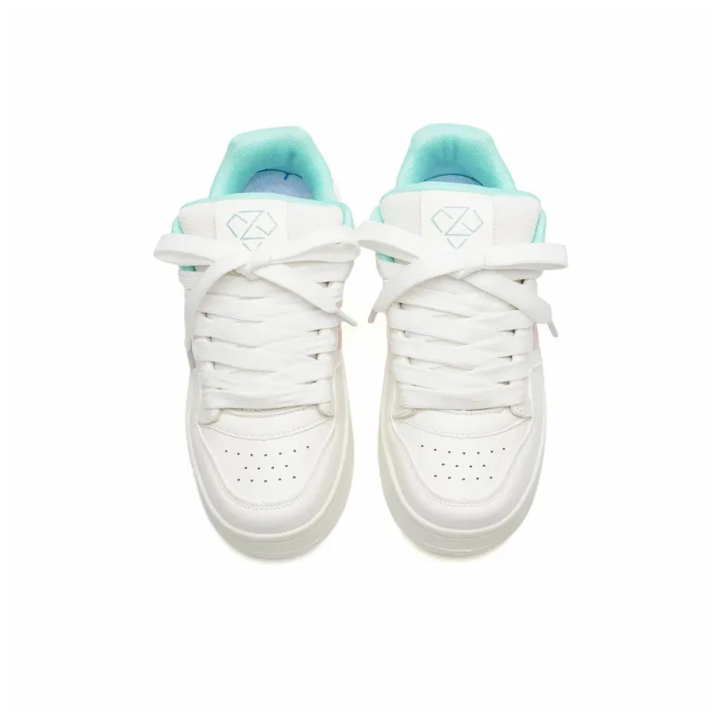 T628 Puffy Shoes, Box Included Slip Resistant, Abrasion Resistant, Lightweight Low Top Skateboard Shoes Unisex-43
