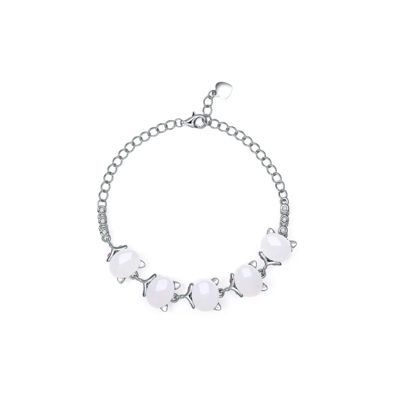 Oriental Jade Bracelets White Jade Women's-0