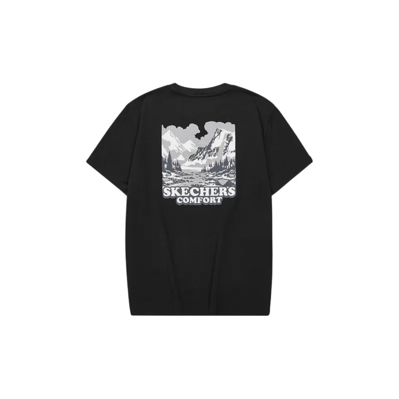 Skechers Sports Life Collection T Shirt Men's Carbon Black-1