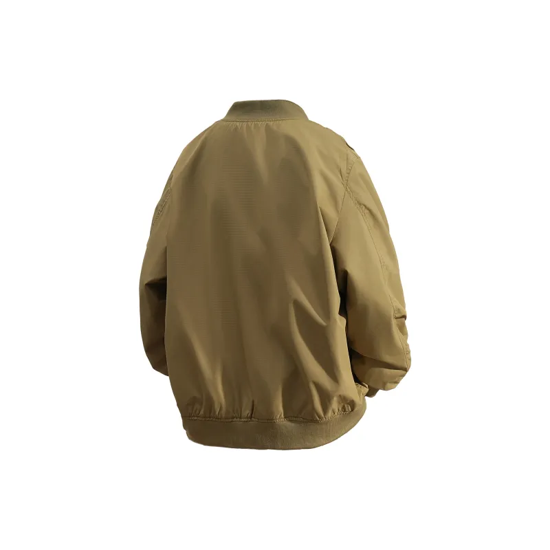 ZMOH Baseball Collar Jacket Unisex Couple's-3