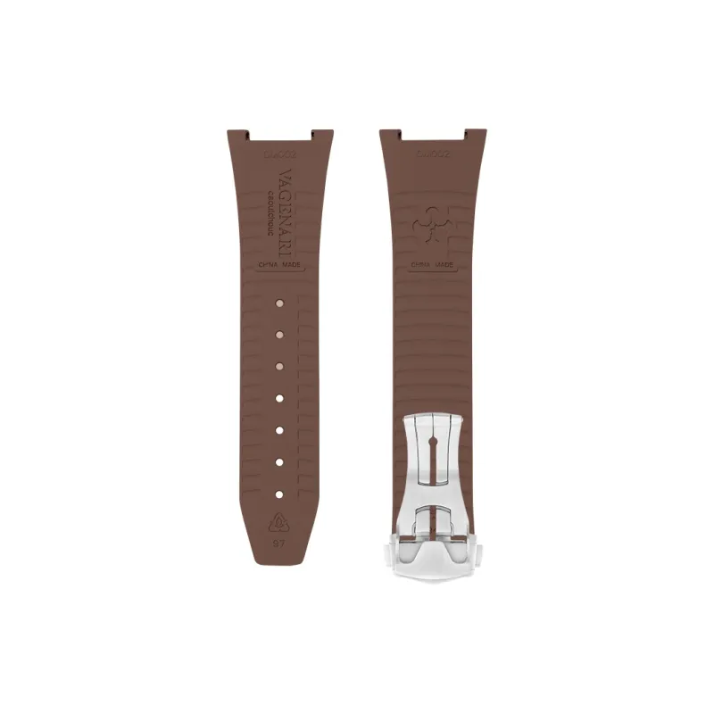VAGENARI Watch Bands Watch Bands Rubber Strap Compatibility For OMEGA Constellation Collection 41mm Buckle Style Unisex-27