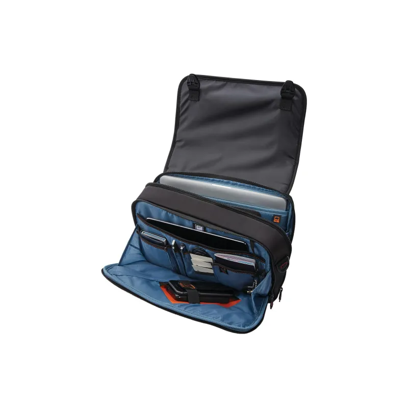 SAMSONITE Nylon Messenger Bag Shoulder Bag Crossbody Bag Handbag Unisex Black-4