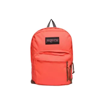 JanSport Polyester Backpack Medium Size Women's Dark Orange