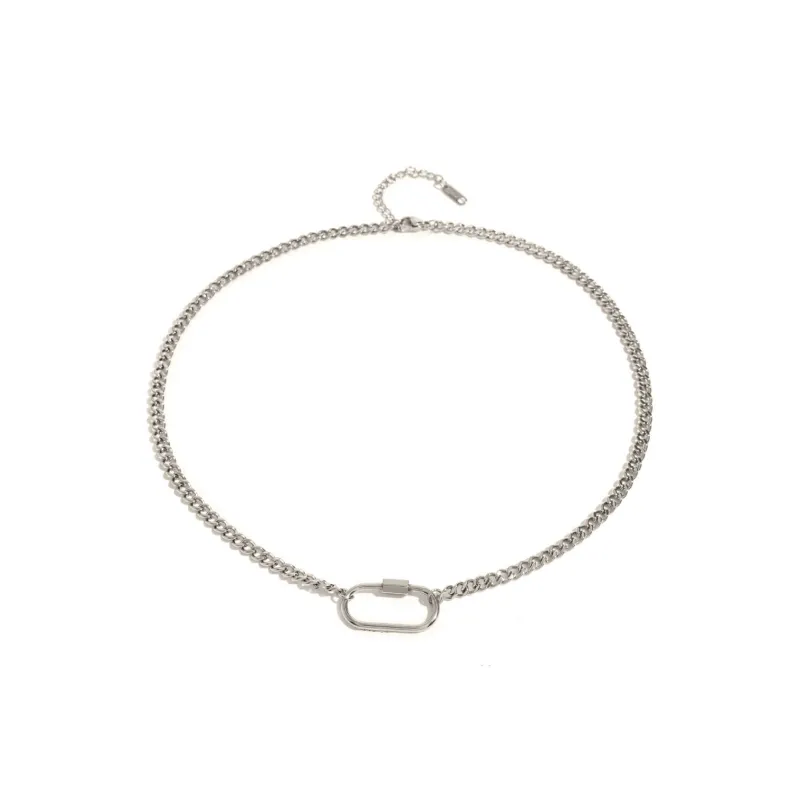 Leticia Ponti Stainless Steel Necklaces Women's-5