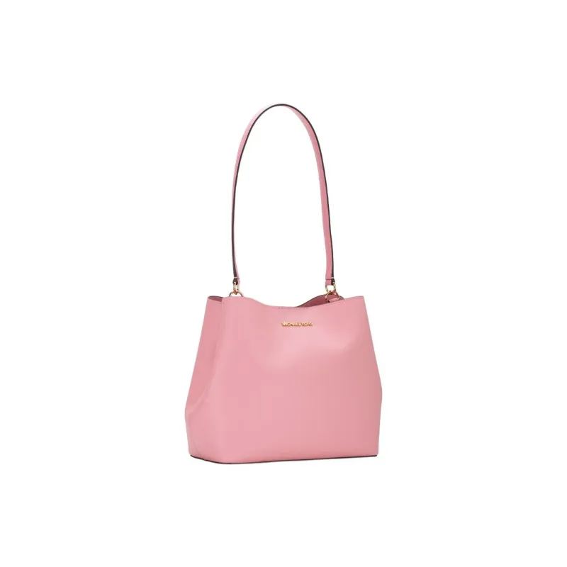 MICHAEL KORS Coated Canvas Handbag, Shoulder Bag Medium Size Women's Pink-1