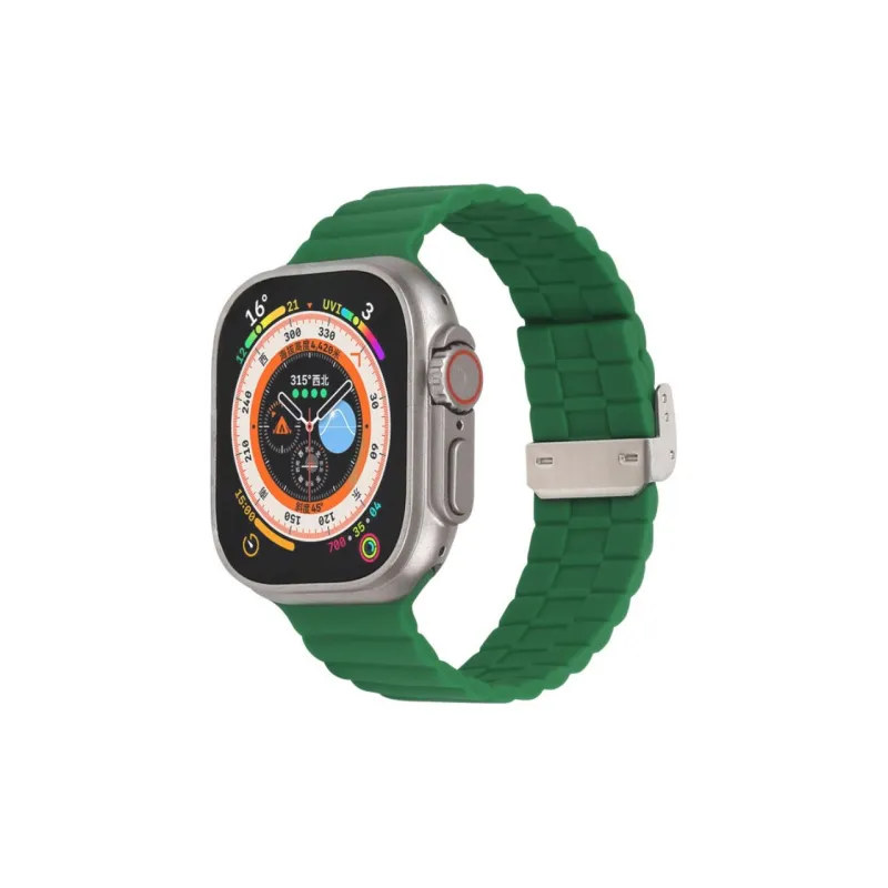 Cuttlefish Grid Watch Band Apple Compatibility Silicone Material-4