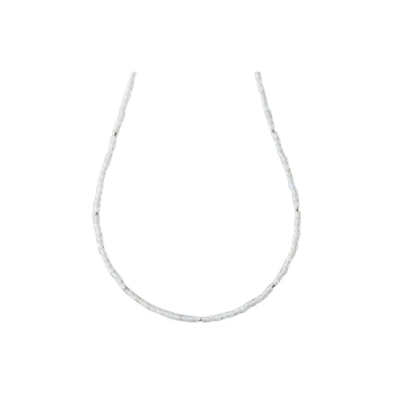 JOUETE Labradorite Necklaces Women's White-0