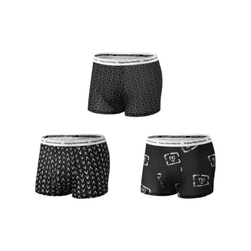 Qiao Ni Tong Underpants Men's 3 Pack