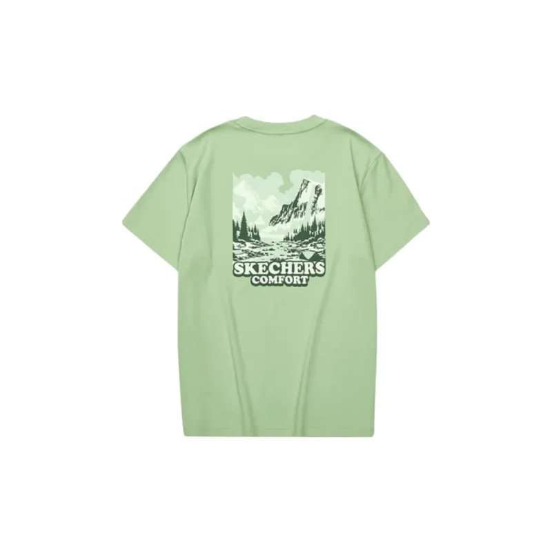 Skechers Sports Life Collection T Shirt Men's Mignonette Green-1