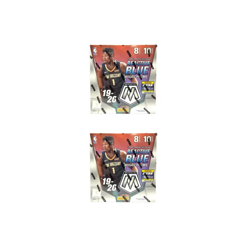 PANINI 2019/20 Mosaic Basketball Mega Single Pack Sports Cards Full Box-3