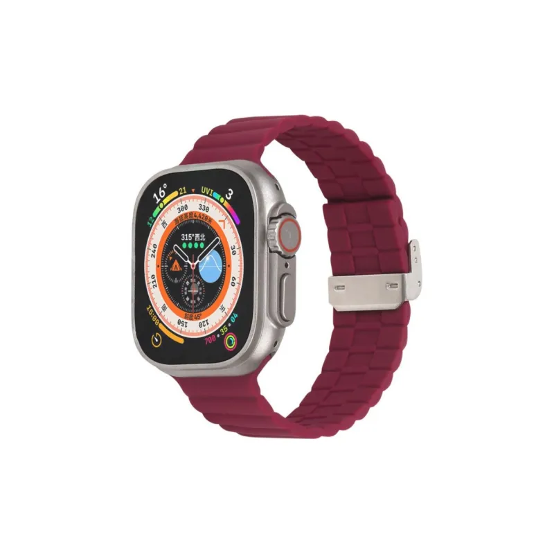 Cuttlefish Grid Watch Band Apple Compatibility Silicone Material-2