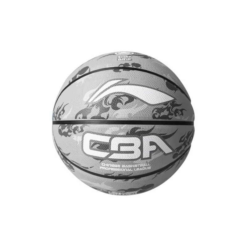 LiNing Rubber Basketball Gray Size 7 Ball Training Unisex-0