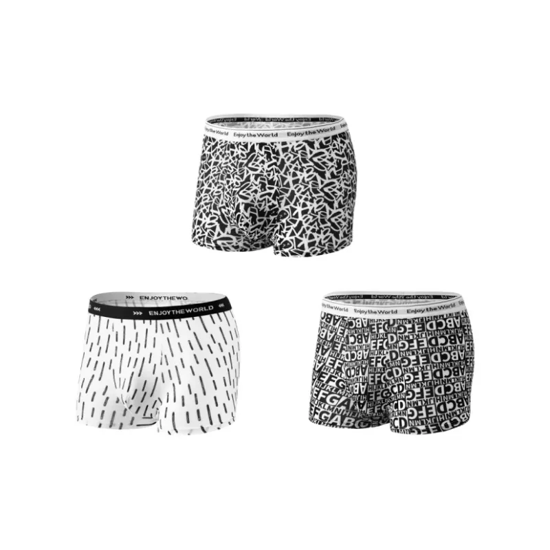 Qiao Ni Tong Underpants Men's 3 Pack-7
